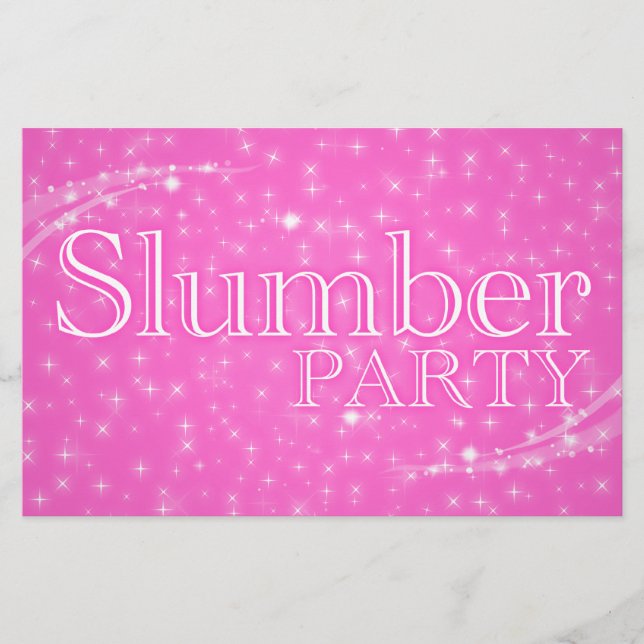 Lámina invitaciones de fiesta de lúgubre : starshine (Anverso)