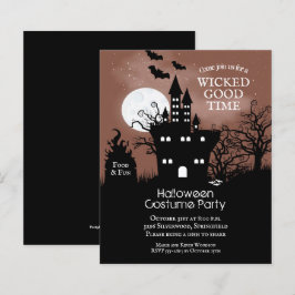 Lámina Invitaciones de Halloween inquietantes para el pre