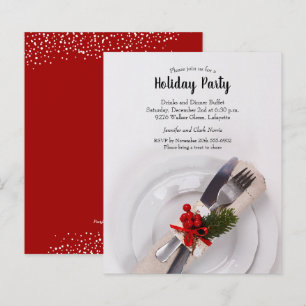 Lámina Invitaciones de vacaciones de Navidades de presupu