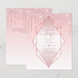 Lámina Invitaciones para Cumpleaños 40 de ELLA Glamour Fe