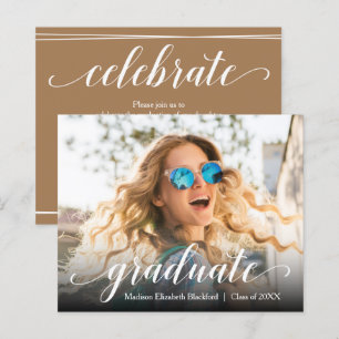 Lámina Invitaciones para el Partido de Graduados de Foto 