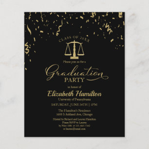 Lámina Invitaciones para el Presupuesto de la Fiesta de G