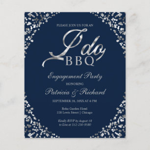 Lámina Invitaciones para la fiesta de compromiso Budget I