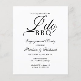 Lámina Invitaciones para la fiesta de compromiso Budget I