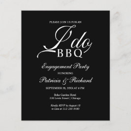 Lámina Invitaciones para la fiesta de compromiso Budget I