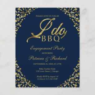 Lámina Invitaciones para la fiesta de compromiso Budget I