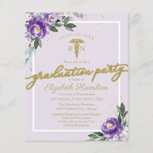 Lámina Invitaciones para la fiesta de graduación de la es