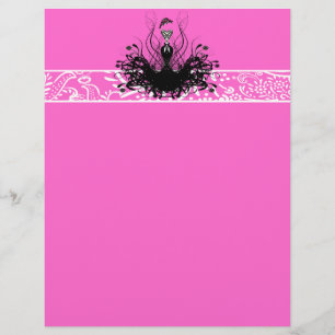 Lámina Invitaciones, volantes y Pegatinas de la Moda Diva