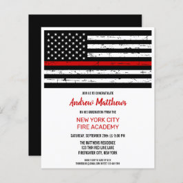 Lámina Invitan a graduación de la Academia de Bomberos Pr