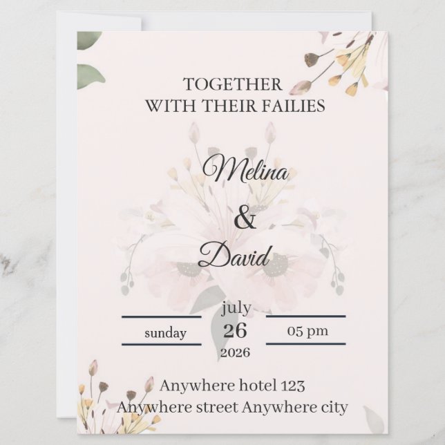 Lámina invitation  (Anverso)