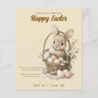 Lámina invitation to Easter with Peter Rabbit