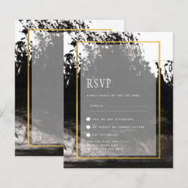 Lámina INVITE DE LA Boda Blanca NEGRA LeahG INK