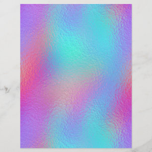 Lámina Iridescent Faux Foil Scrapbook Paper No. 67