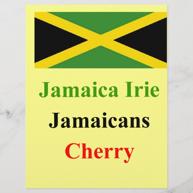 Lámina Irie de Jamaica (Anverso)