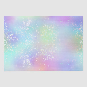 Lámina Irisada Arcoíris y Glitter Holográfico