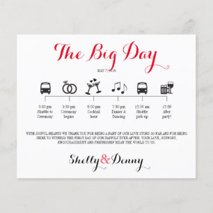 Lámina Itinerario Boda de iconos