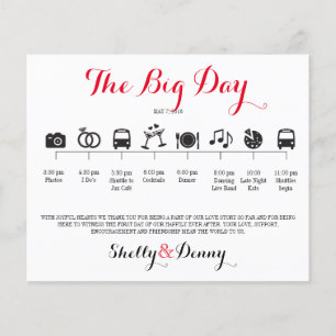 Lámina Itinerario Boda de iconos