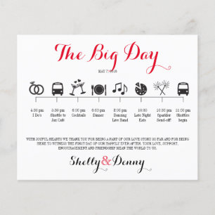 Lámina Itinerario Boda de iconos