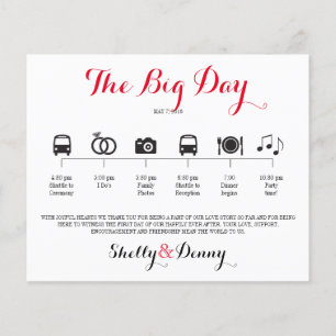 Lámina Itinerario Boda de iconos