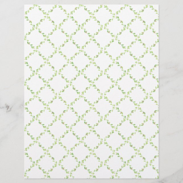 Lámina Ivy Trellis Stationery (Anverso)