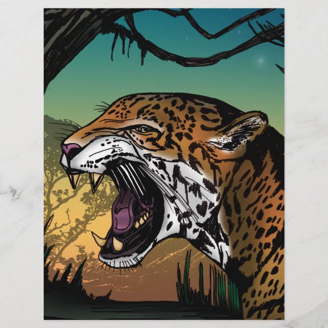 Lámina Jaguar (Anverso)