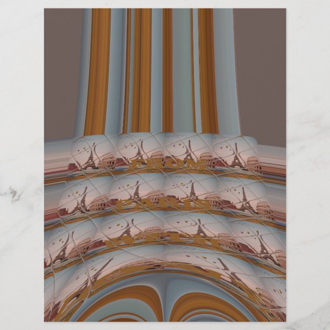 Lámina J'aime Paris ( I Love Paris ) (Anverso)