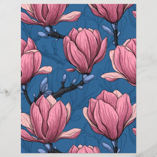Lámina Jardín de Magnolia (Anverso)