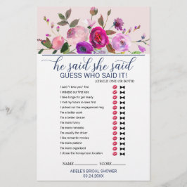 Lámina Jardín Romántico Dijo Que Dijo Juego