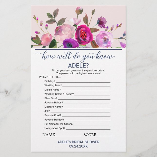 Lámina Jardín romántico que hay en tu juego de bolsos (Anverso)