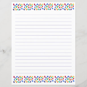 Lámina Jelly Beans Lined Stationery