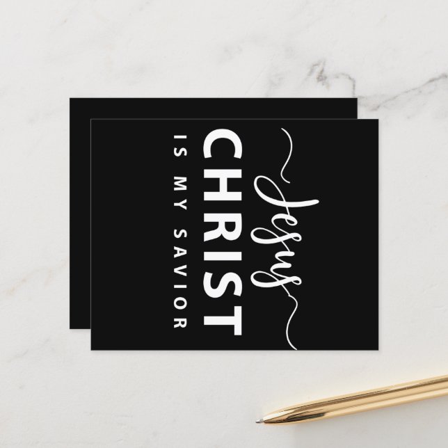 Lámina Jesucristo es mi Salvador (Anverso/Reverso In Situ)