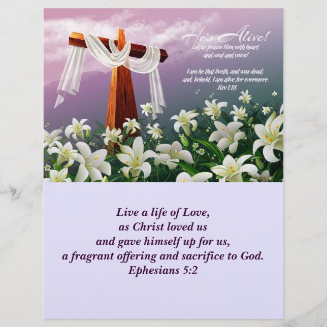 Lámina ¡Jesús ha resucitado! Boletines de la Iglesia de P (Anverso)