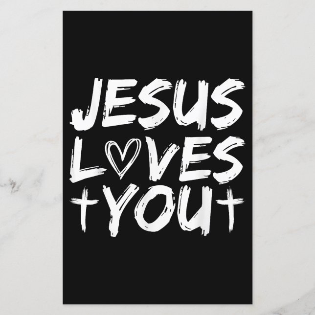 Lámina Jesús Te Ama Yo Jesús (Anverso)