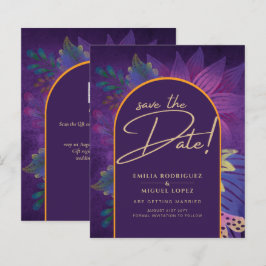 Lámina Jewel Tones Plum Purple Berry Gold Boda