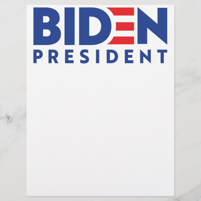 Lámina Joe Biden 2020 Biden para presidente (Anverso)