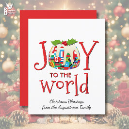 Lámina JOY TO THE WORLD Budget Navidades Card