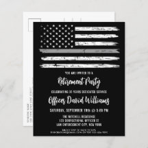 Jubilación de funcionario correccional gris negro