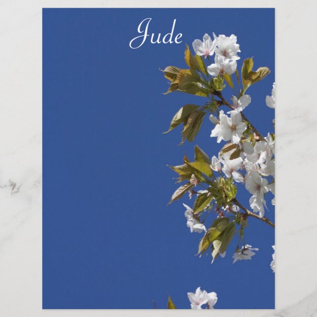 Lámina Jude Blossom Letterhead (Anverso)