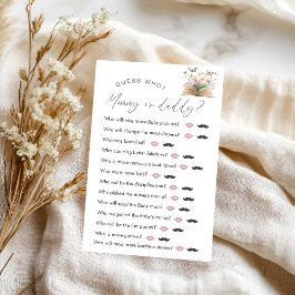 Lámina Juego "Adivina quién" del libro de historias Baby