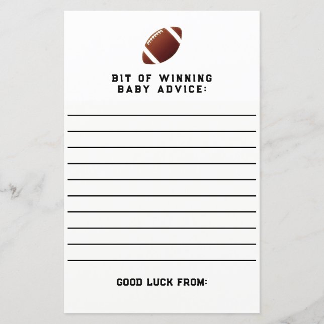 Lámina Juego Baby Shower (Reverso)