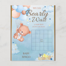 Juego Bear Baby Shower Boy