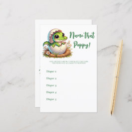 Lámina Juego Cute Kawaii Baby Alligator Hatching