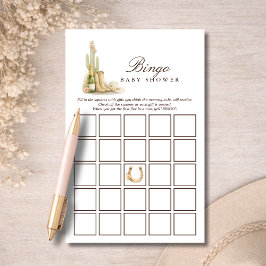 Lámina Juego de actividad de bingo para baby shower Simpl