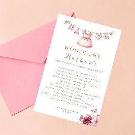 Lámina Juego de acuarela rosa suave para Baby Shower