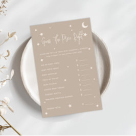 Lámina Juego de Adivina el Precio de Twinkle Twinkle Litt