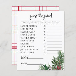 Lámina Juego de Adivinación de Precios Evergreen