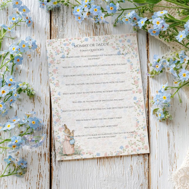 Lámina Juego de adivinación del pequeño Peter Rabbit y la (Subido por el creador)