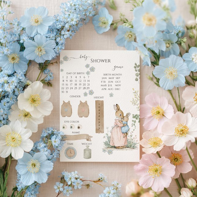 Lámina Juego de adivinación del pequeño Peter Rabbit y la (Subido por el creador)