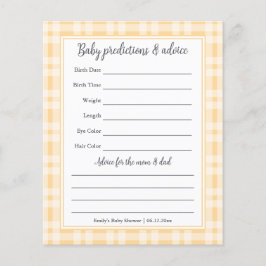 Lámina Juego de adivinación simple y elegante para Baby S