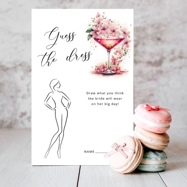 Lámina Juego de adivinanza de vestido de novia floral ros (Subido por el creador)